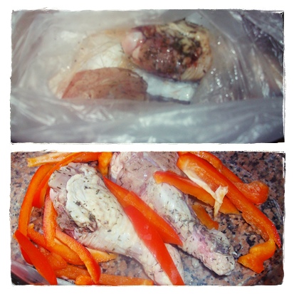 Perna peru + pimento