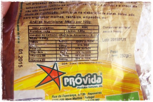 Farinha de Alfarroba