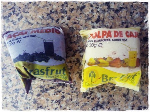 A Polpa de Açai como com a banana madura (trituro). <3 So good