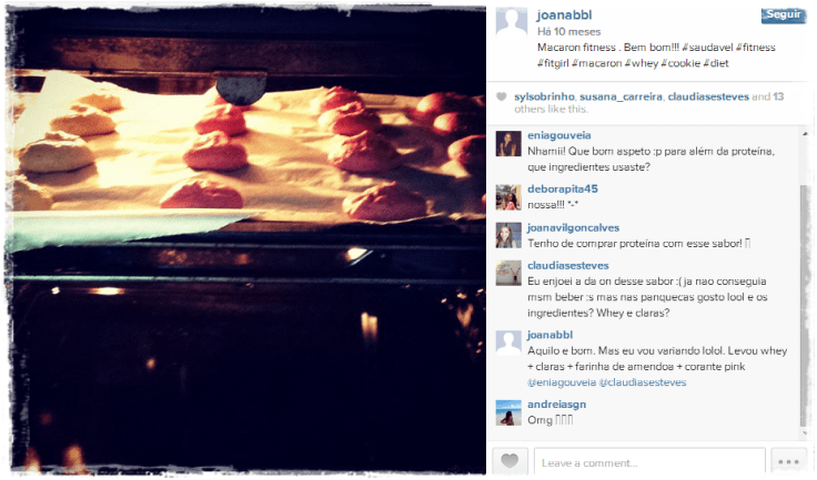 macaron  fitness proteina em po whey