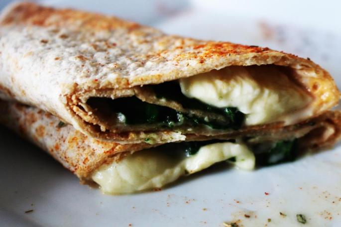 capa dos wraps de mozarella e manteiga de caju